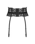 Пояс для панчіх Obsessive Nutris garter belt, мереживний, з довгими пажами