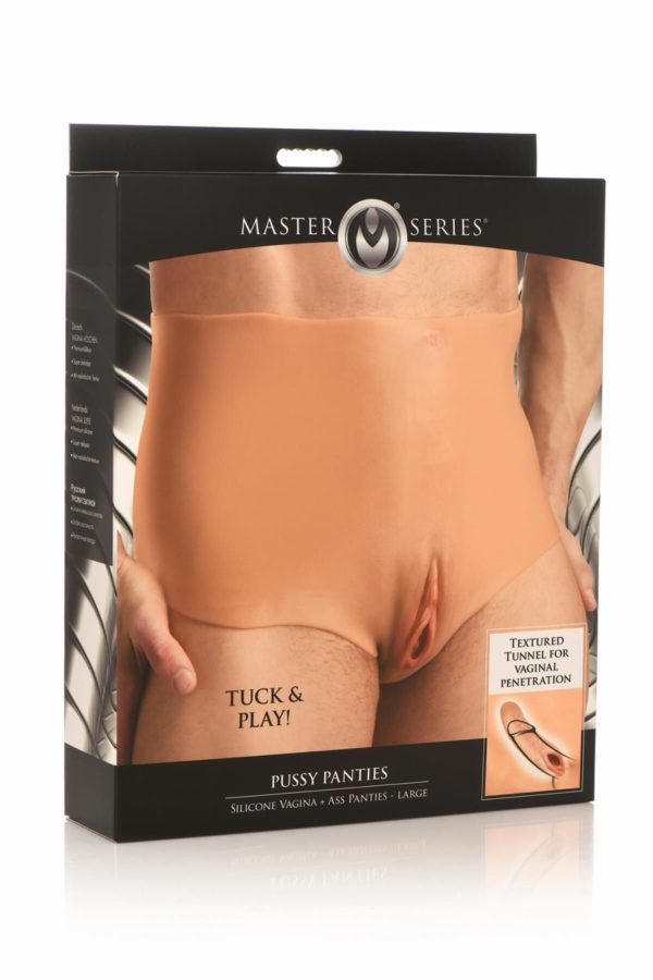 Накладная вагина Master Series Silicone Vagina + Butt Panties - Large