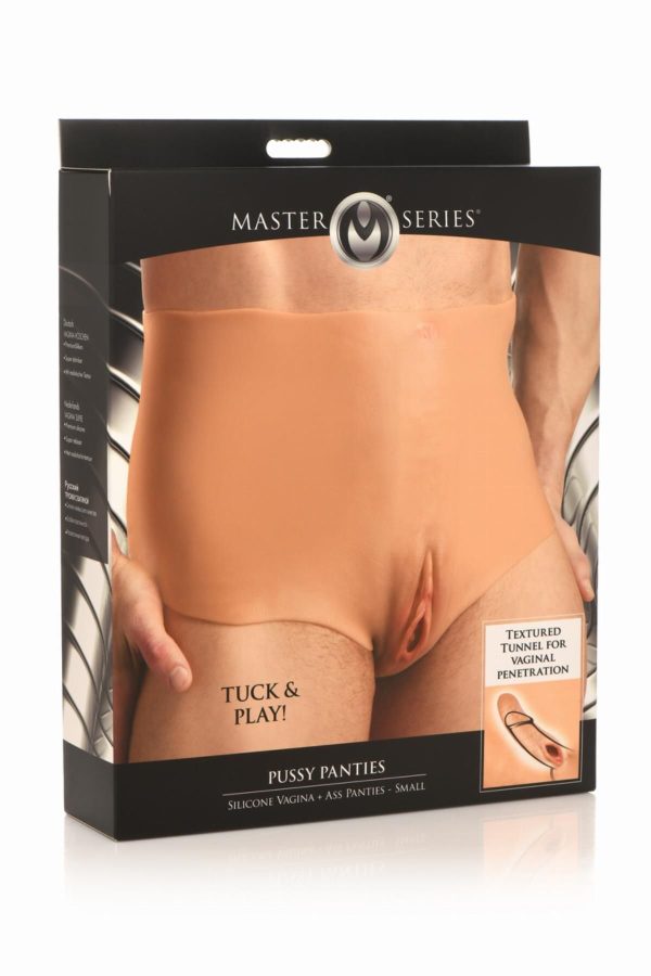 Накладная вагина Master Series Silicone Vagina + Butt Panties - Small