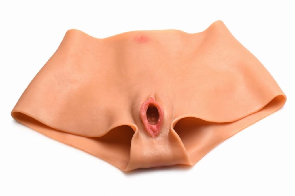 Накладная вагина Master Series Silicone Vagina + Butt Panties - Small