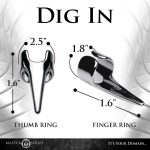 Набор колец с когтями Master Series Five-Piece Sensation Claw Rings