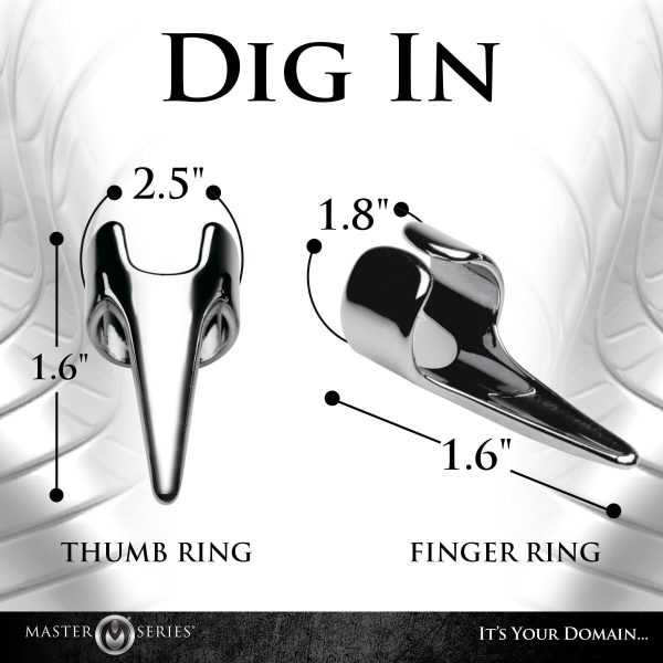 Набор колец с когтями Master Series Five-Piece Sensation Claw Rings