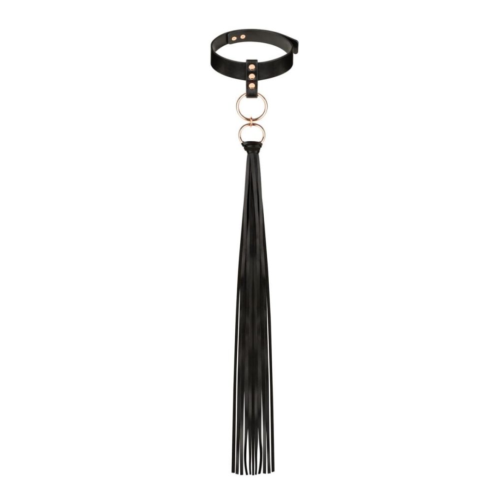 Нашийник с флогером Rosy - Collar with Flogger