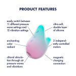 Вакуумний кліторальний стимулятор з вібрацією Satisfyer Mermaid Vibes Mint/ 2 мотори