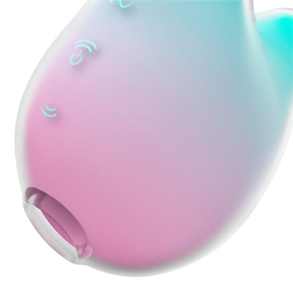 Вакуумний кліторальний стимулятор з вібрацією Satisfyer Mermaid Vibes Mint/ 2 мотори