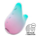 Вакуумний кліторальний стимулятор з вібрацією Satisfyer Mermaid Vibes Mint/ 2 мотори