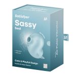 Вакуумный клиторальный стимулятор с вибрацией Satisfyer Sassy Seal, 2 независимых мотора
