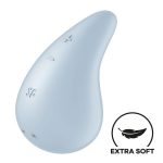 Вібратор для зовнішньої стимуляції Satisfyer Dew Drop 2 мотори, 12 режимів, м’який корпус
