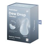 Вібратор для зовнішньої стимуляції Satisfyer Dew Drop 2 мотори, 12 режимів, м’який корпус