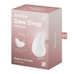 Вібратор для зовнішньої стимуляції Satisfyer Dew Drop 2 мотори, 12 режимів, м’який корпус