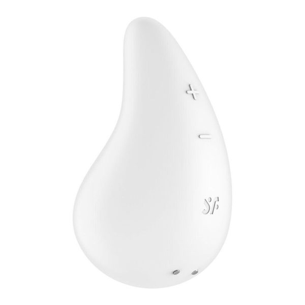 Вібратор для зовнішньої стимуляції Satisfyer Dew Drop 2 мотори, 12 режимів, м’який корпус