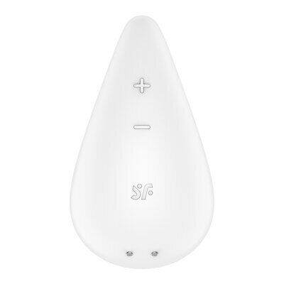Вібратор для зовнішньої стимуляції Satisfyer Dew Drop 2 мотори, 12 режимів, м’який корпус