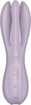 Кліторальний вібратор Satisfyer Threesome 2 3 гнучкі пальчики, 3 мотори