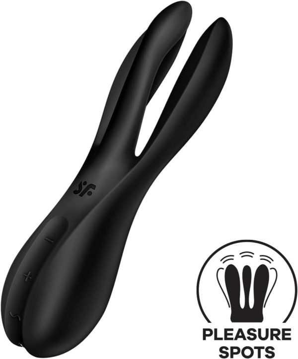 Клиторальный вибратор Satisfyer Threesome 2 3 гибких пальчика, 3 мотора