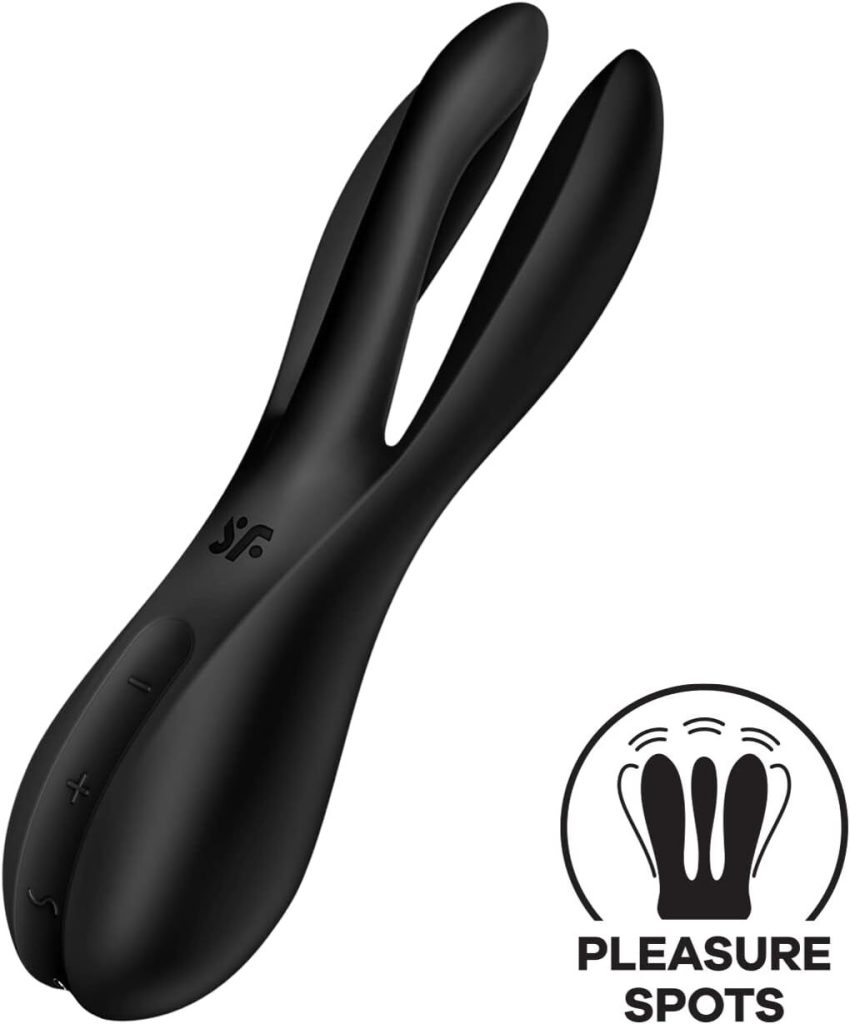 Клиторальный вибратор Satisfyer Threesome 2 3 гибких пальчика, 3 мотора