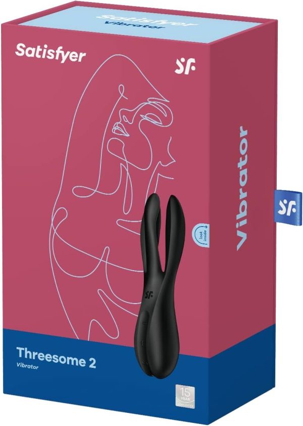 Клиторальный вибратор Satisfyer Threesome 2 3 гибких пальчика, 3 мотора