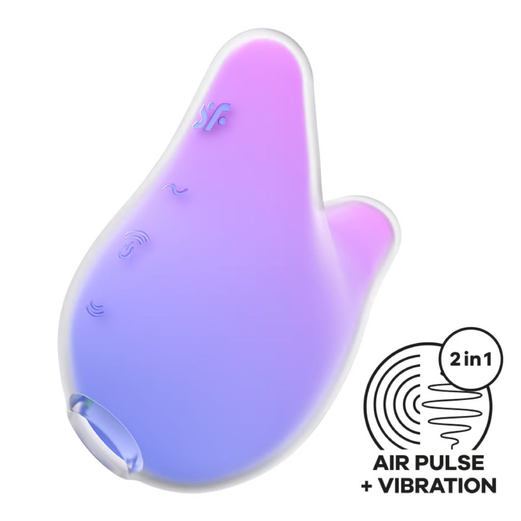 Вакуумний кліторальний стимулятор з вібрацією Satisfyer Mermaid Vibes 2 мотори
