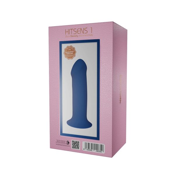 Двухслойный дилдо Adrien Lastic Hitsens 1 подходит для страпона, диаметр 4,5 см, длина 17,7 см