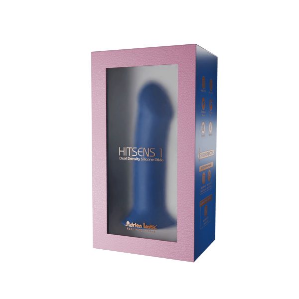 Двухслойный дилдо Adrien Lastic Hitsens 1 подходит для страпона, диаметр 4,5 см, длина 17,7 см