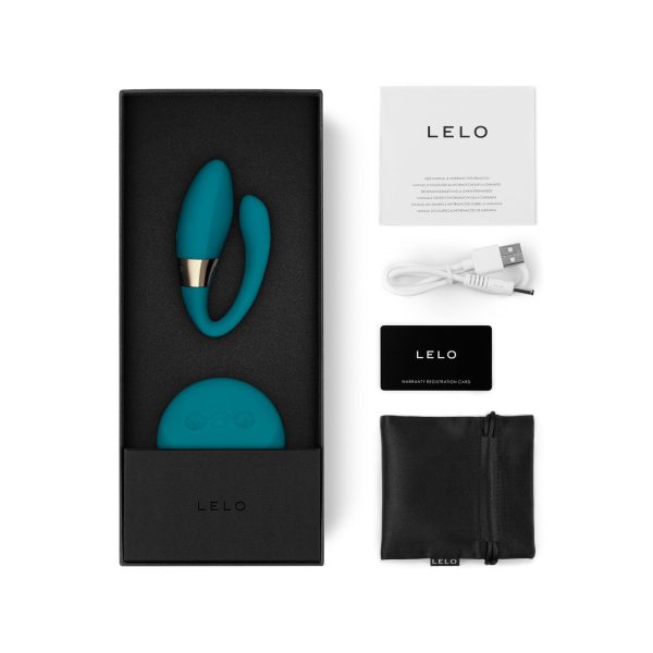 Вибратор для пар LELO Tiani Duo Ocean 2 мотора, пульт ДУ