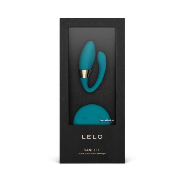 Вибратор для пар LELO Tiani Duo Ocean 2 мотора, пульт ДУ