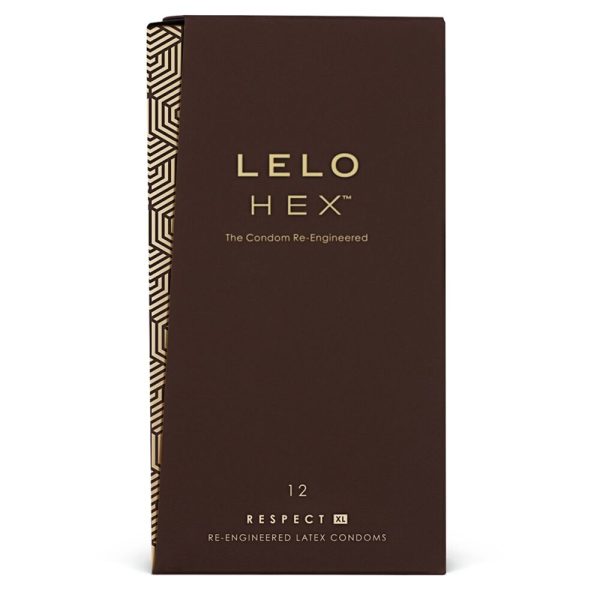 Презервативы LELO HEX Condoms Respect 12 Pack, тонкие и суперпрочные, увеличенный размер