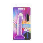 Светящийся в темноте фаллоимитатор ADDICTION Rave 8″ Glow in the Dark Dildo Confetti 20,3 см