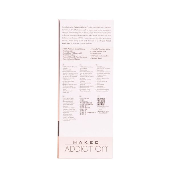 Фаллоимитатор с пульсацией Naked Addiction 8.5” Thruster - Vanilla