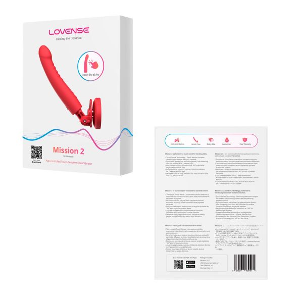 Смарт-мини секс-машина Lovense Mission 2 Vibrating suction cup dildo, 6500 вибраций/мин, Touch Sense