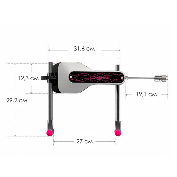 Мини-смарт секс-машина Lovense Mini Sex Machine, подходит для вебкам, 260 фрикций/мин, очень легкая
