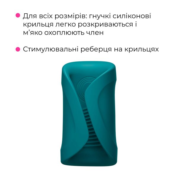 Смарт-вибромастурбатор для головки члена Lovense Gush 2, осциллирующая площадка, ремни для фиксации
