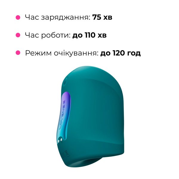 Смарт-вибромастурбатор для головки члена Lovense Gush 2, осциллирующая площадка, ремни для фиксации