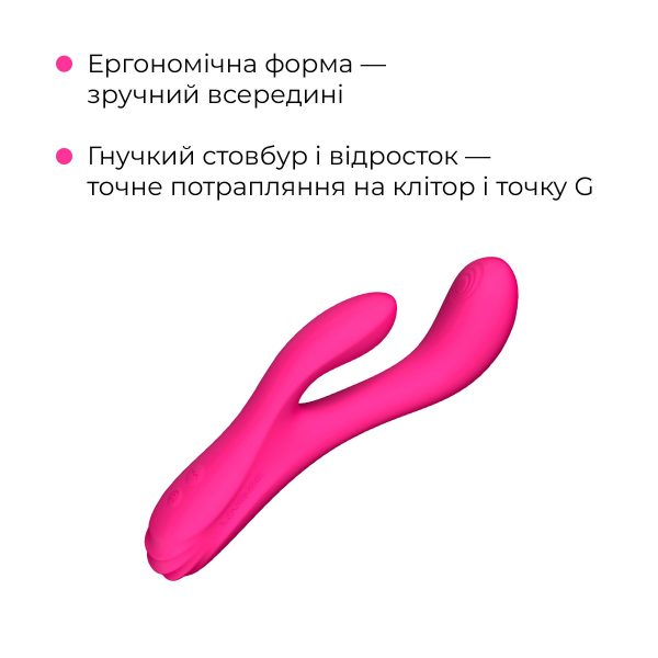 Осциллирующий смарт вибратор-кролик для точки G Lovense Osci 3, подогрев