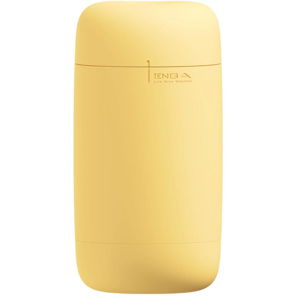 Мастурбатор TENGA PUFFY Custard ультрамягкий материал, многоразовый, сквозной