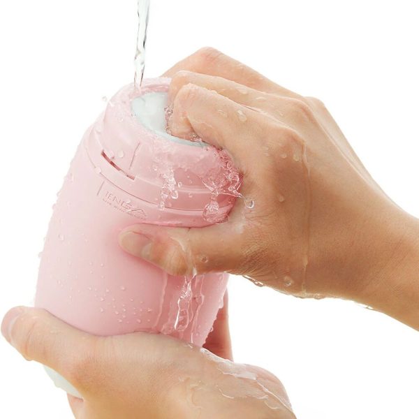 Мастурбатор TENGA PUFFY Strawberry ультрамягкий материал, многоразовый, сквозной