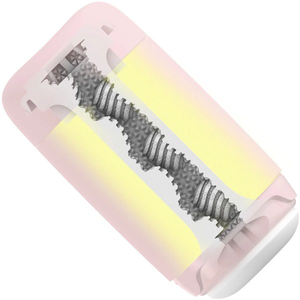 Мастурбатор TENGA PUFFY Strawberry ультрамягкий материал, многоразовый, сквозной