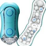 Мастурбатор Tenga Flip Orb — Ocean з можливістю зміни тиску та стимулювальними кульками всередині