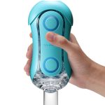 Мастурбатор Tenga Flip Orb — Ocean з можливістю зміни тиску та стимулювальними кульками всередині