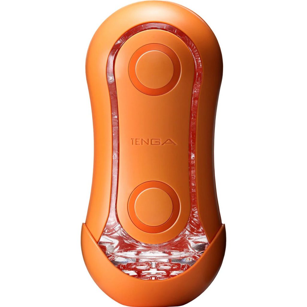 Мастурбатор Tenga Flip Orb — Sunset з можливістю зміни тиску та стимулювальними кульками всередині