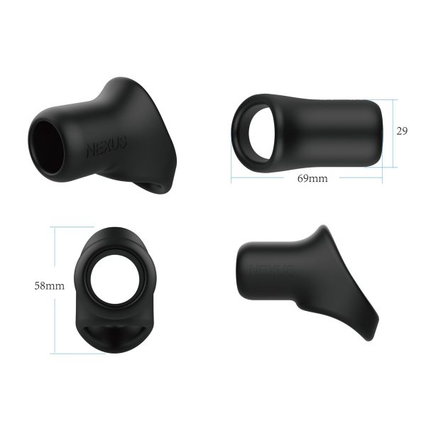 Эрекционное кольцо Nexus Rise Cock and Ball Sling, для члена и яичек, очень широкое