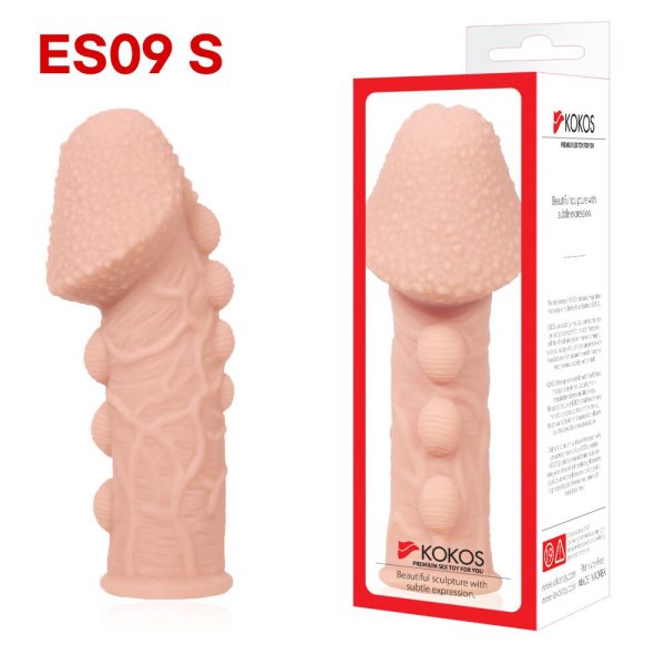 Насадка на член Kokos Extreme Sleeve ES.09 размер утолщающая, стимулирующий рельеф