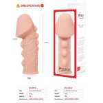 Насадка на член Kokos Extreme Sleeve ES.09 размер утолщающая, стимулирующий рельеф