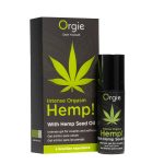 Возбуждающий гель для пар Orgie Hemp! Intense Orgasm, 15 мл, тепло-холод, эффект сильной вибрации