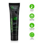 Лубрикант на водной основе Orgie Lube Tube Cannabis, 100 мл, съедобный, с маслом семян конопли