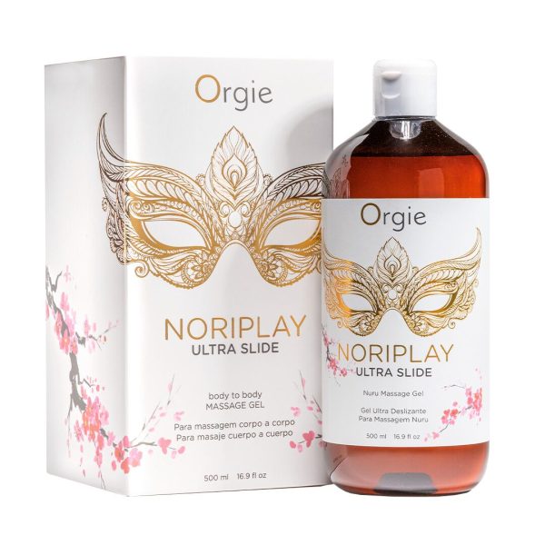 Гель для NURU-массажа Orgie – Noriplay Ultra Slide (500 мл), экстракт морских водорослей, простыня