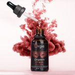 Возбуждающие капли для клитора Orgie Orgasm Drops Kissable, 30 мл, тепло-холод, вкус яблока