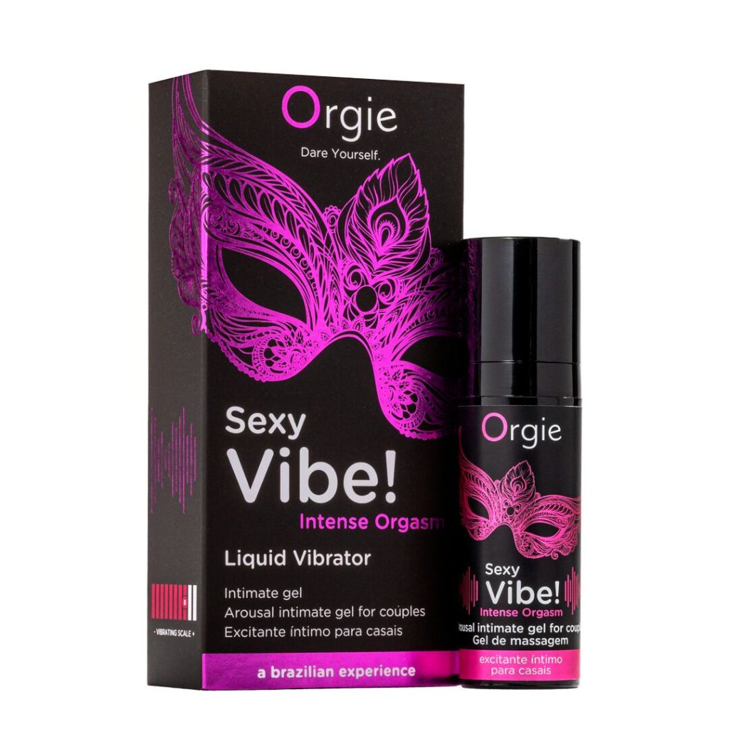 Жидкий вибратор Orgie Sexy Vibe! Intense Orgasm, 15 мл, тепло-холод, очень мощный