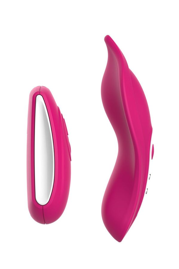 Вибратор в трусики Liebe Panty Vibe Recargable Cerise, нагрев до 39 °C, пульт, трусики S- в комплекте