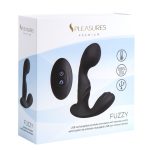 Вібромасажер простати Pleasures Premium FUZZY, з рельєфом, 10 режимів вібрації