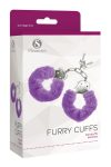 Наручники Pleasures Furry Cuffs з пухнастим оздобленням, 2 ключі в комплекті